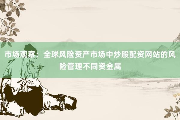 市场观察：全球风险资产市场中炒股配资网站的风险管理不同资金属